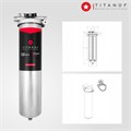 Магистральный фильтр титановый проточный для очистки колодезной воды TITANOF ПТФ 1.4 (4000 л/час) BB20 1 дюйм 10570