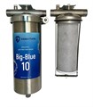 Магистральный (проточный) угольный постфильтр для водыНАША СТАЛЬ Big-Blue 10 10593