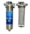 Магистральный (проточный) угольный фильтр для скважины НАША СТАЛЬ Slim-Line 10 НСУГ10