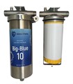 Фильтр от накипи и жёсткости воды , стальной НАША СТАЛЬ Big-Blue 10 1 дюйм 10388